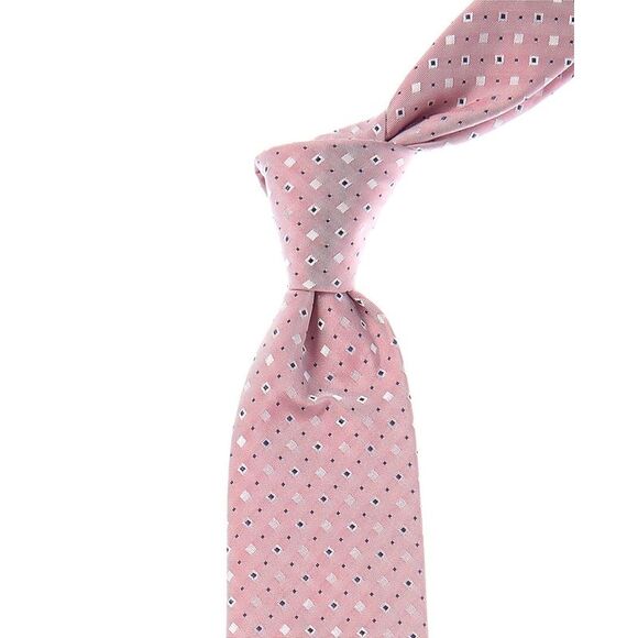 Hugo Boss Other - Hugo Boss Pink Diamonds Silk-Blend Tie, Pink